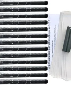 Winn Grips Winn Dri-Tac Dark-Grey 13-pc Grip Kit -Custom Clubs shop 6DT DG Pack XL min