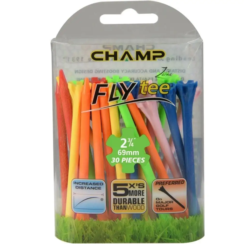 Champ Spikes Champ Zarma FLYTee 2-3/4" Golf Tees 4 Champ Spikes Champ Zarma FLYTee 2-3/4" Golf Tees - Image 4
