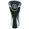 Grey-Black Golf Head Covers