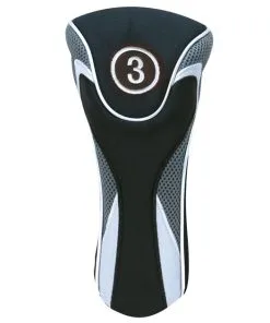 Grey-Black Golf Head Covers
