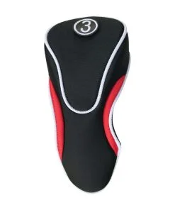 No Logo Red-Black Head Covers -Custom Clubs shop HC 2207 FW X min