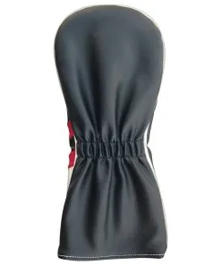PU Leatherette Headcovers Black/Red/White -Custom Clubs shop HC 6232 FW 2