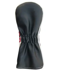 PU Leatherette Headcovers Black/Red/White -Custom Clubs shop HC 6232 HY x2