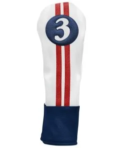 Sahara Golf Bags Sahara Retro Golf Headcovers Red/White/Blue -Custom Clubs shop HC I50404B FW1