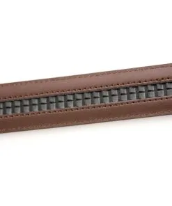 Tour Gear Golf Tour Gear Custom Fit Ratchet Belt Black With Satin Black & Silver Buckle -Custom Clubs shop PB703158 XL3 min