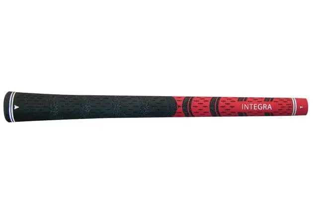 Integra Golf Integra Dual-Compound Red/Black Golf Grip 1 Integra Golf Integra Dual-Compound Red/Black Golf Grip
