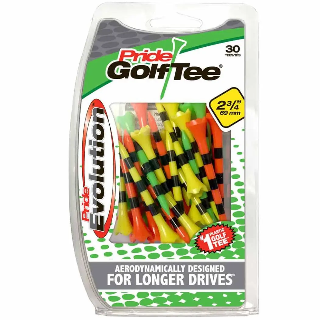Pride Golf Tees Pride Evolution Striped Plastic 2-3/4" Golf Tees - 30 Pack 7 Pride Golf Tees Pride Evolution Striped Plastic 2-3/4" Golf Tees - 30 Pack - Image 7
