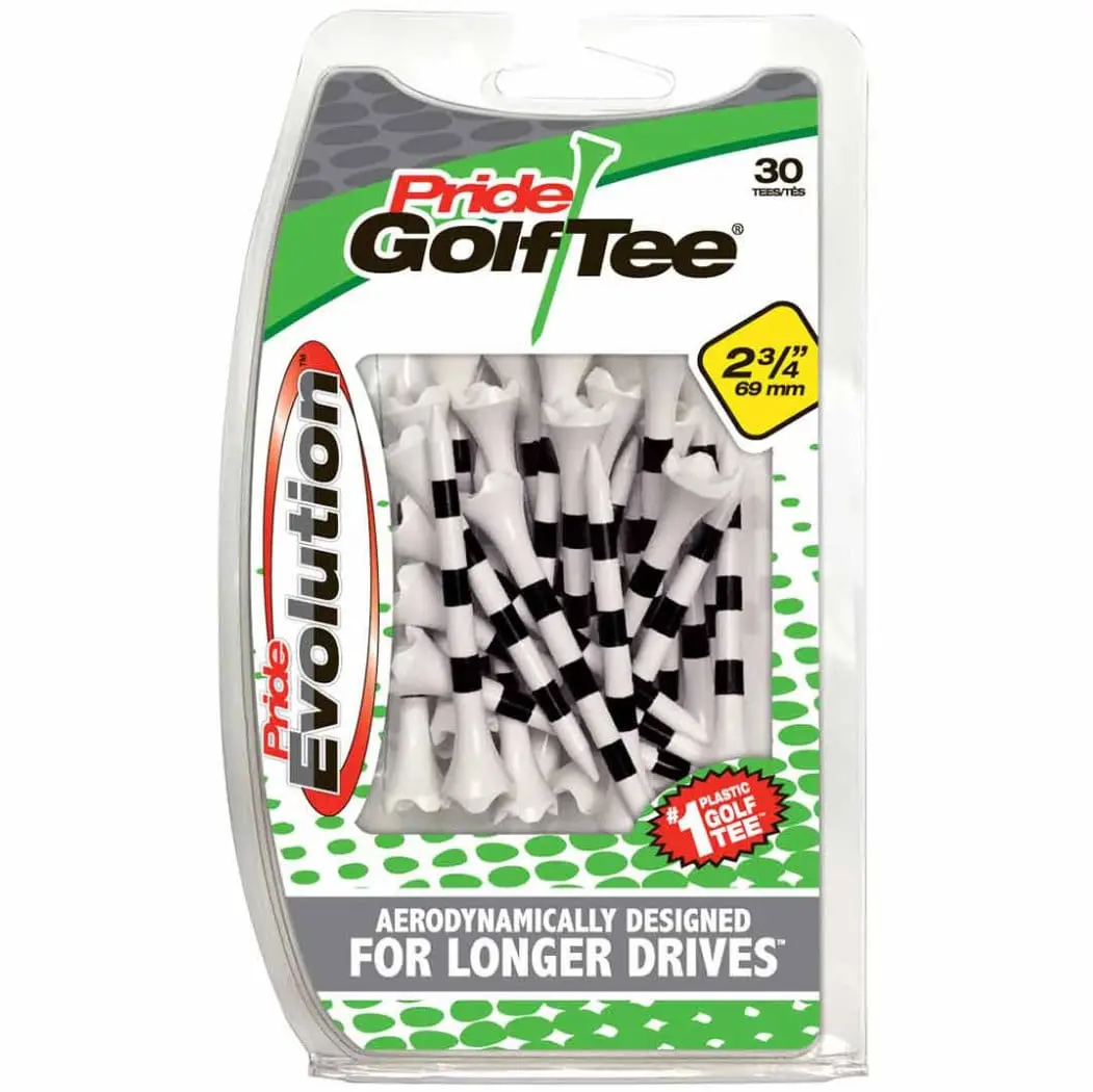 Pride Golf Tees Pride Evolution Striped Plastic 2-3/4" Golf Tees - 30 Pack 3 Pride Golf Tees Pride Evolution Striped Plastic 2-3/4" Golf Tees - 30 Pack - Image 3