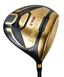 Power Play Golf Custom-Built Juggernaut MAX Gold Titanium Driver