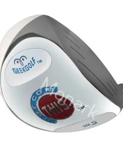 Custom-Built Geek Golf Dot-Com-This Titanium Driver - White -Custom Clubs shop TW GG DCTWH XL5 min 01