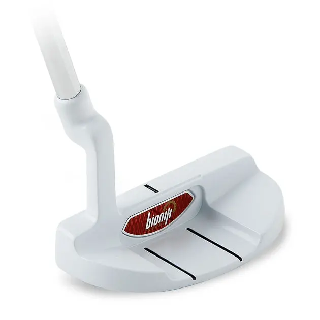 Custom-Built Bionik 105 White Half Mallet Putter 1 Custom-Built Bionik 105 White Half Mallet Putter