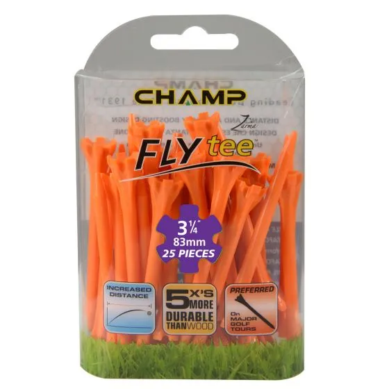 Champ Spikes Champ Zarma FLYTee 3-1/4" Golf Tees 5 Champ Spikes Champ Zarma FLYTee 3-1/4" Golf Tees - Image 5