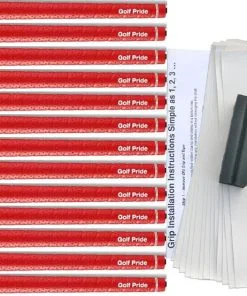 Golf Pride Tour Wrap 2G Red 13-pc Grip Kit