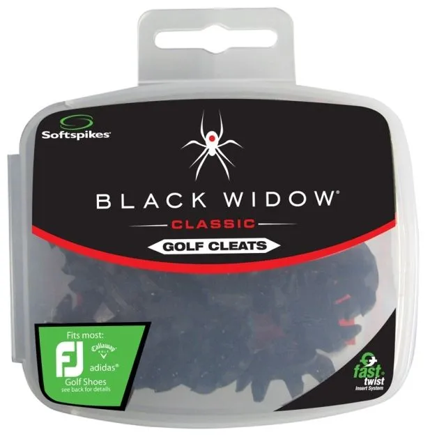 SoftSpikes Golf Softspikes Black Widow Golf Cleats - Fast Twist 3.0 2 SoftSpikes Golf Softspikes Black Widow Golf Cleats - Fast Twist 3.0 - Image 2