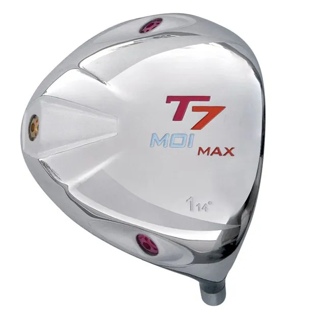 T7 Max MOI Triangular Red Titanium Driver Head 1 T7 Max MOI Triangular Red Titanium Driver Head