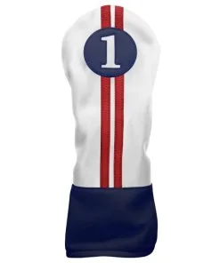 Sahara Golf Bags Sahara Retro Golf Headcovers Red/White/Blue