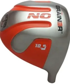 Custom-Built Geek Golf No Brainer Titanium Driver Orange