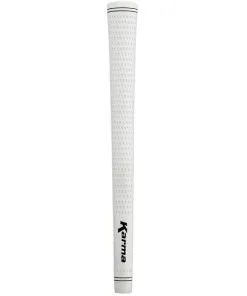Karma Grips Karma Velour White Midsize (+1/32") Golf Grip