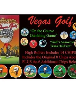 Vegas Golf High Roller Edition With 15-chips! - With Free Beer Chip -Custom Clubs shop d 7414
