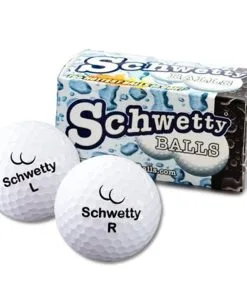 Schwetty Balls - White Pair Novelty Golf Balls