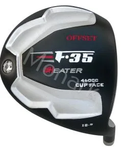 Heater F-35 Cup Face Offset Black Titanium Driver Head RH