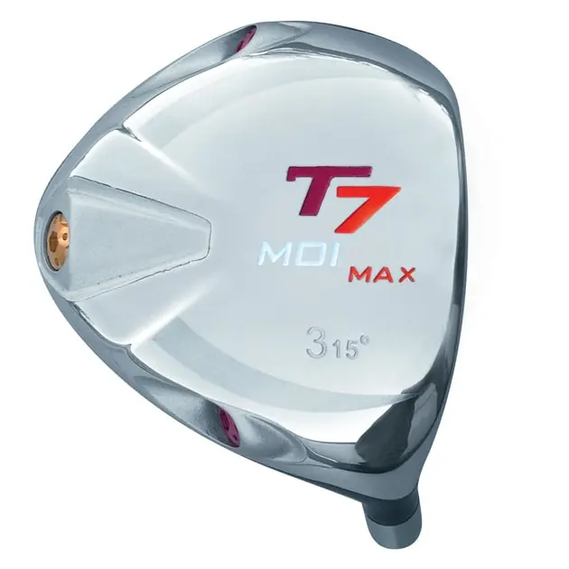 T7 Max MOI Triangular Red Fairway Wood Head 1 T7 Max MOI Triangular Red Fairway Wood Head