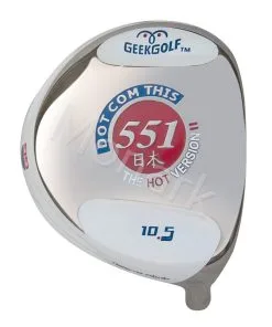 Custom-Built Geek Golf Dot-Com-This 551 Japan Hot Version Titanium Driver - White