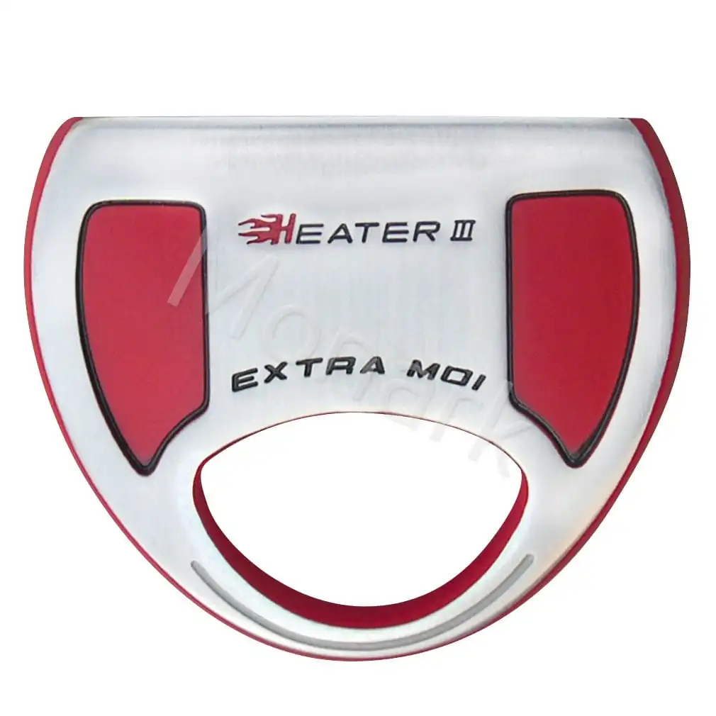 Heater III Extra MOI Mallet Putter Head - Red 2 Heater III Extra MOI Mallet Putter Head - Red - Image 2