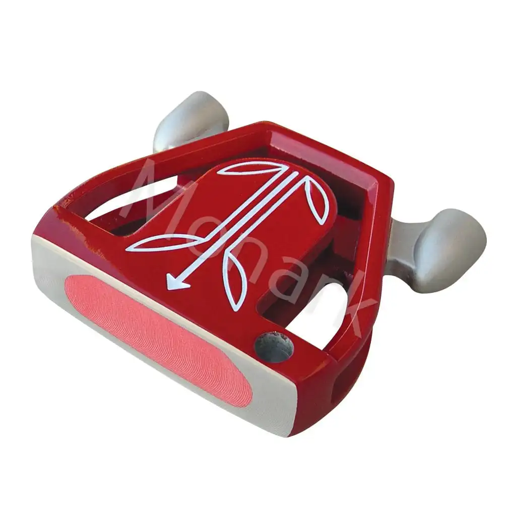 T-7 Twin Engine Red Mallet Putter Head 1 T-7 Twin Engine Red Mallet Putter Head