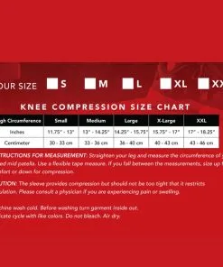 Affinity Neoprene Compression Knee Sleeve -Custom Clubs shop d 8911