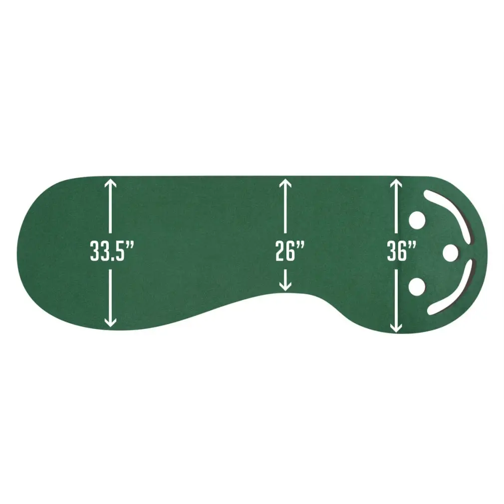 Intech 3 Hole Portable Golf Putting Mat 2 Intech 3 Hole Portable Golf Putting Mat - Image 2